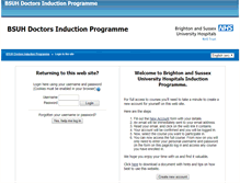 Tablet Screenshot of doctorsinduction.bsuh.nhs.uk